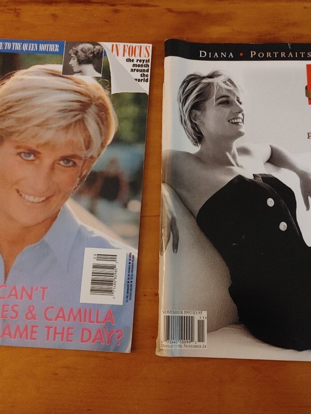 Princess Diana 'Portraits of a Lady' Magazines - Bundle of Two Magazines